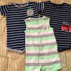 9 Month Carters rompers